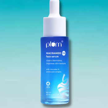 Plum 5% Niacinamide Rice Water Brightening Face Serum