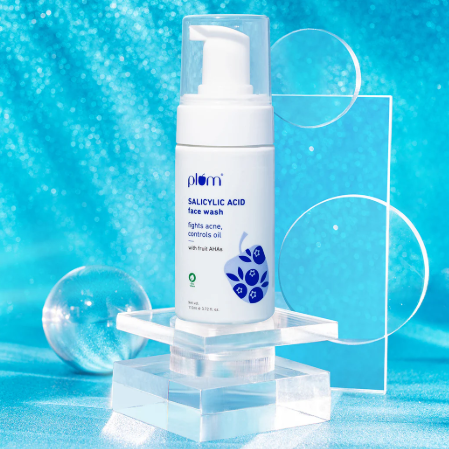 Plum 1% Encapsulated Salicylic Acid Foaming Face Wash for Acne 