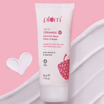 Plum Oat & 1% Ceramide Face Cream for Dry Skin
