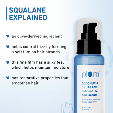 Plum Coconut & Squalane Nutri-Shine Hair Serum 75ml