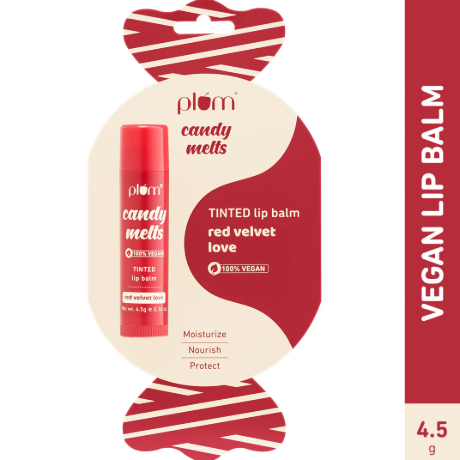 Plum Candy Melts Red Velvet Love Tinted Lip Balm