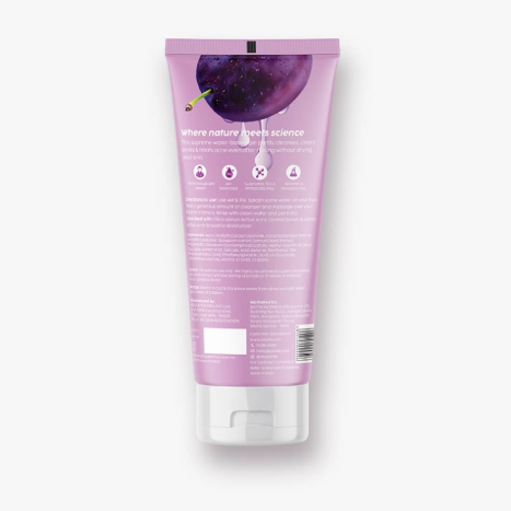 Plix Jamun Salicylic Acid Cleanser Gel For Active Acne