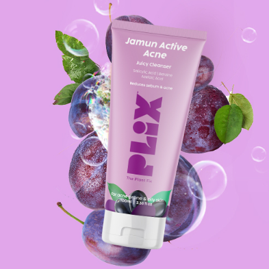 Plix Jamun Salicylic Acid Cleanser Gel For Active Acne