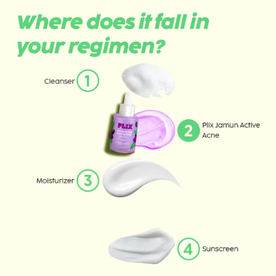 Plix Jamun 2% Salicylic Acid Exfoliating Face Serum