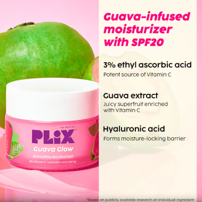 Plix Guava Glow Smoothie Moisturizer