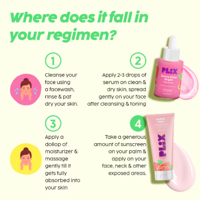 Plix Guava Glow Invisible Sunscreen