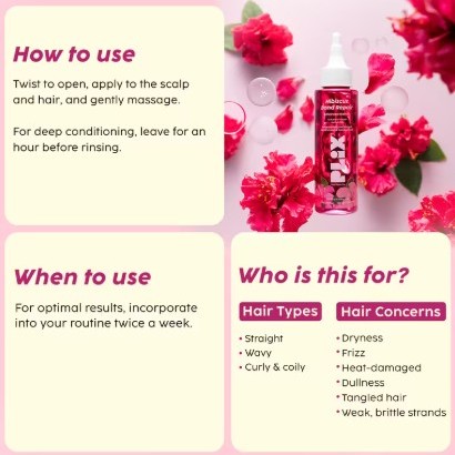 Plix Hibiscus Bond Repair Advanced Hair Oil