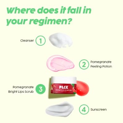 Plix Pomegranate Exfoliating Lip Scrub