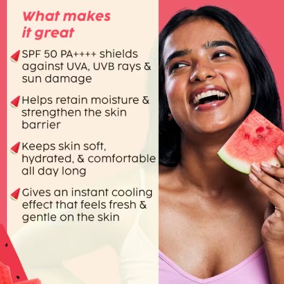 Watermelon Hydra-Cool Sunscreen Body Lotion SPF 50 | PA++++