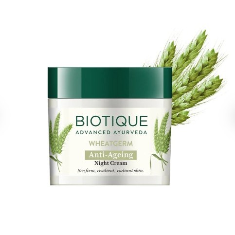 Biotique Wheatgerm Anti-Ageing Night Cream