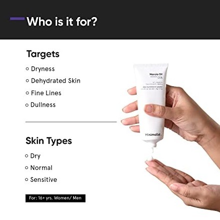 Minimalist 5% Marula Oil Face Moisturizer 