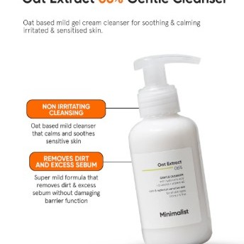 Minimalist 6% Oat Extract Gentle Cleanser