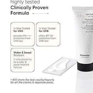 Minimalist Light Fluid SPF 50