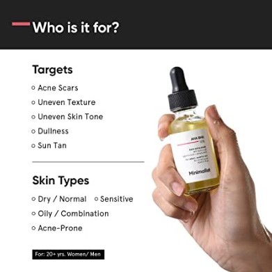 Minimalist AHA BHA 10% Face Exfoliator