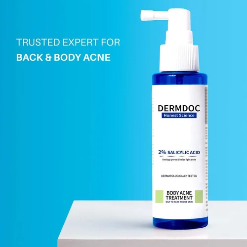 DermDoc 2% Salicylic Acid Body Acne Treatment 