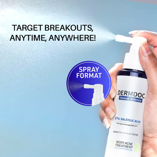 DermDoc 2% Salicylic Acid Body Acne Treatment 