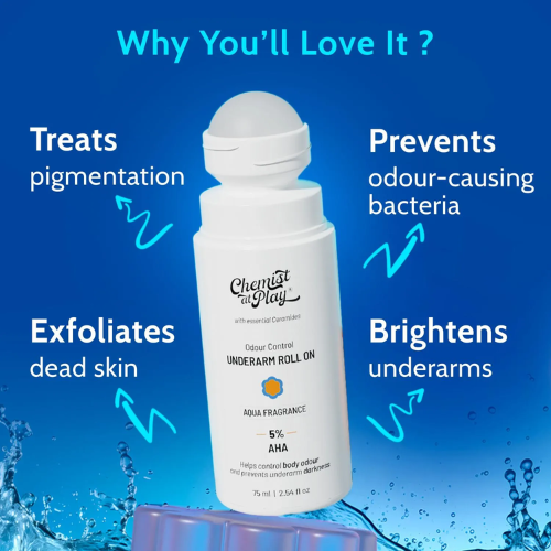 Chemist at Play 5% AHA Tri-Active Roll-On