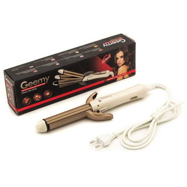 Geemy GM-2962 4 In 1Geemy Hair Straightener And Curling Iron