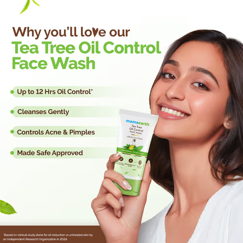 Mamaearth Tea Tree Oil Control Face Wash 