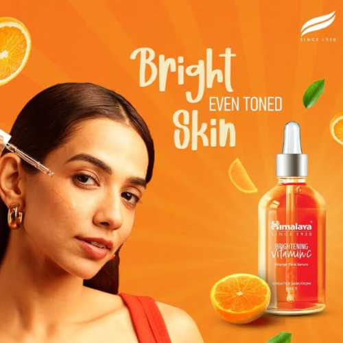 Himalaya Brightening Vitamin C Orange Face Serum 