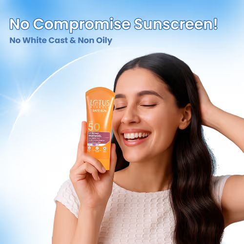 Lotus Safe Sun UV Screen Matte Gel SPF 50 PA+++ 