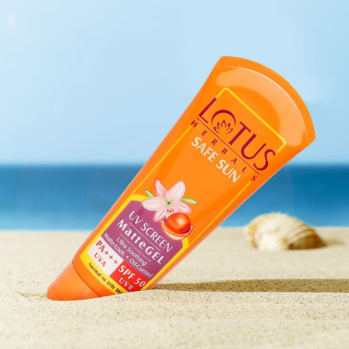Lotus Safe Sun UV Screen Matte Gel SPF 50 PA+++ 
