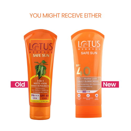 Lotus Herbals Safe Sun 3-in-1 Matte Look Daily Sunscreen