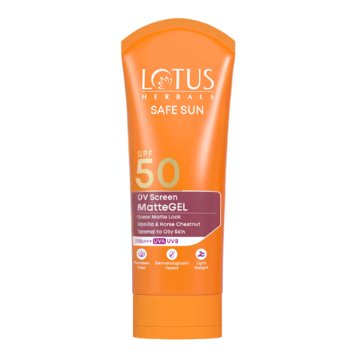 Lotus Herbals Safe Sun Vitamin C Matte Gel SPF 50