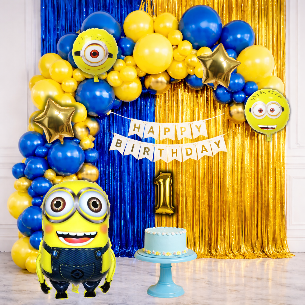 Minion  Theme Birthday Decoration Full Set    