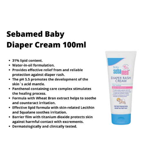 Sebamed Baby Diaper Rash Cream 100ml 
