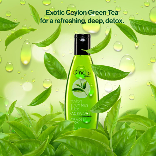 O'nelle Naturals Ceylon Green Tea Detox Face Wash