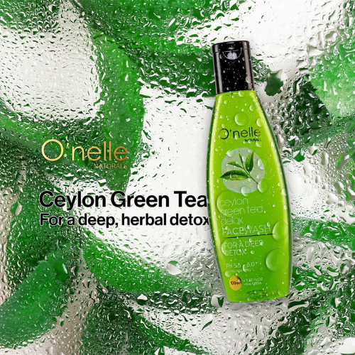 O'nelle Naturals Ceylon Green Tea Detox Face Wash