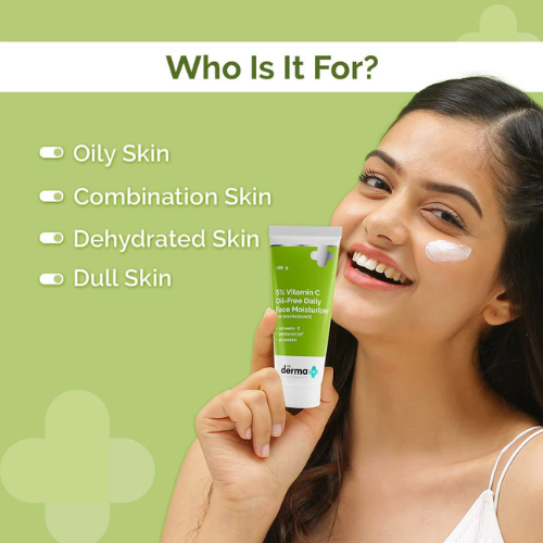 The Derma Co 5% Vitamin C Oil-Free Daily Face Moisturizer