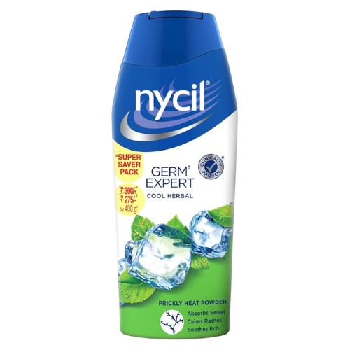  Nycil Germ Expert Cool Herbal Prickly Heat & Cooling Powder 150g