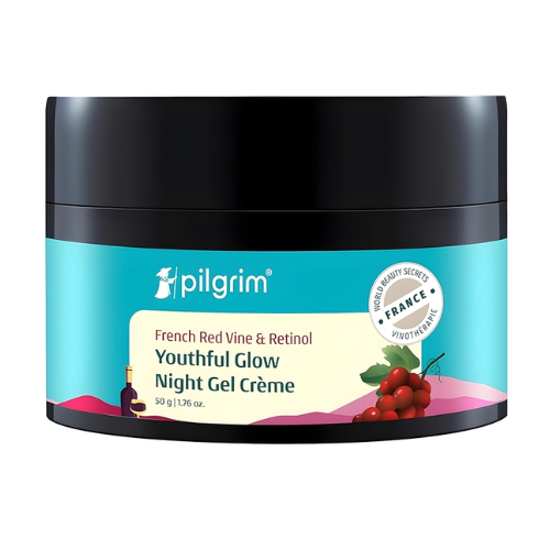 Pilgrim French Red Vine & Retinol Youthful Glow Night Gel Crème